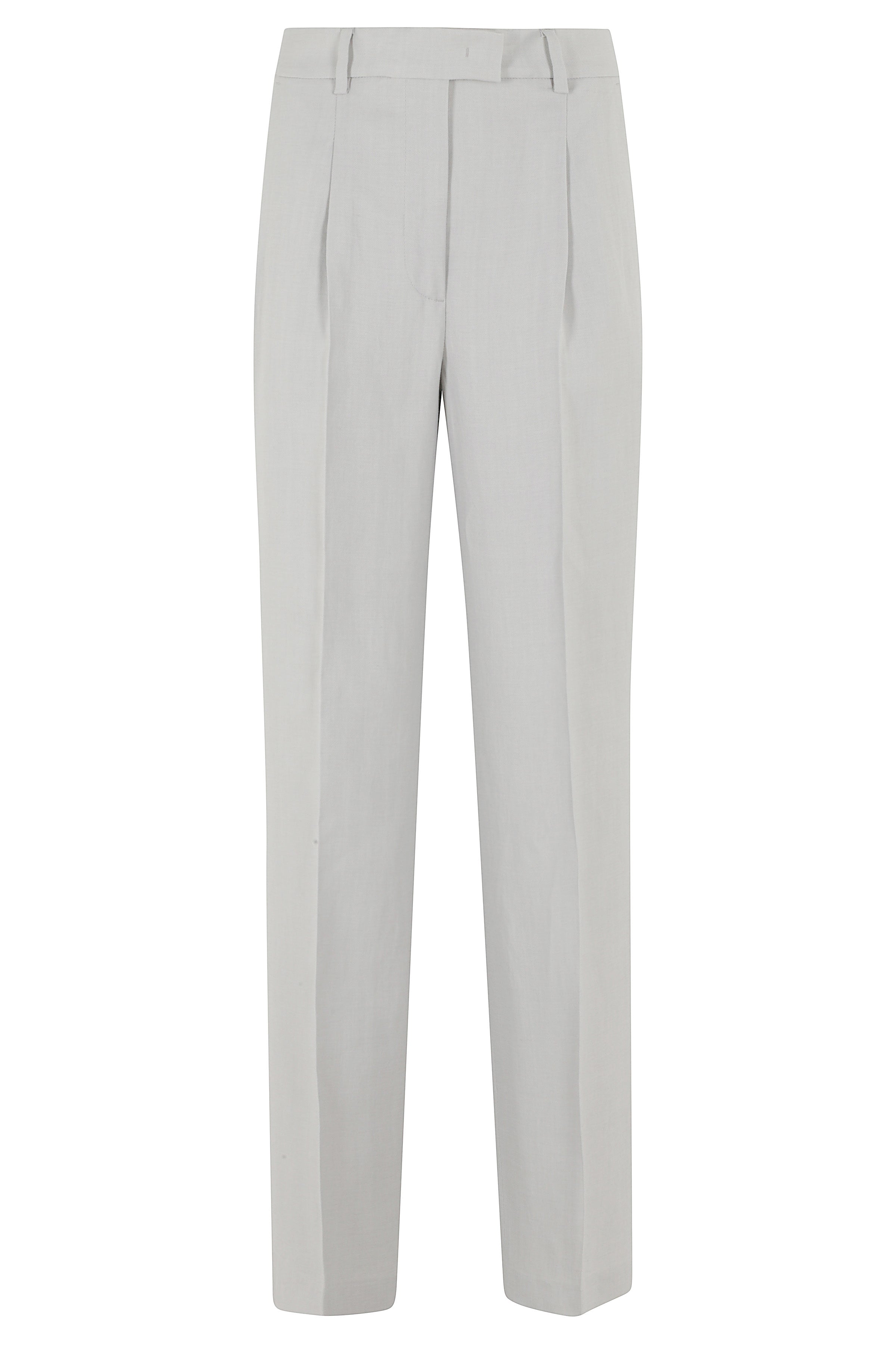Pantalone Grey Viscosa Lino Pantaloni
