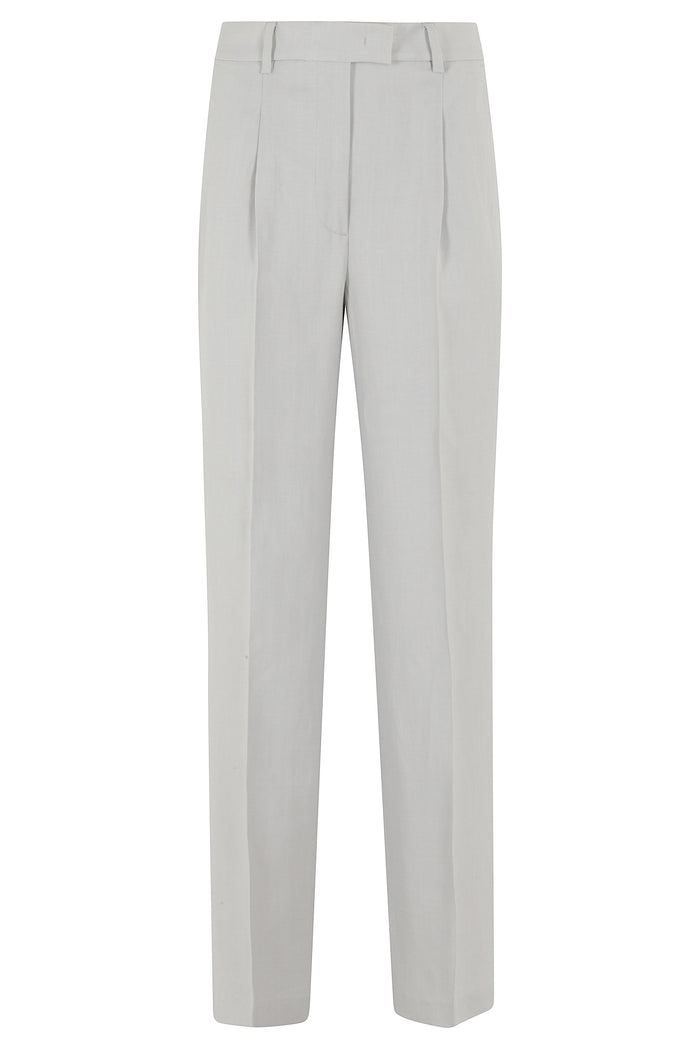 Pantalone Grey Viscosa Lino Pantaloni
