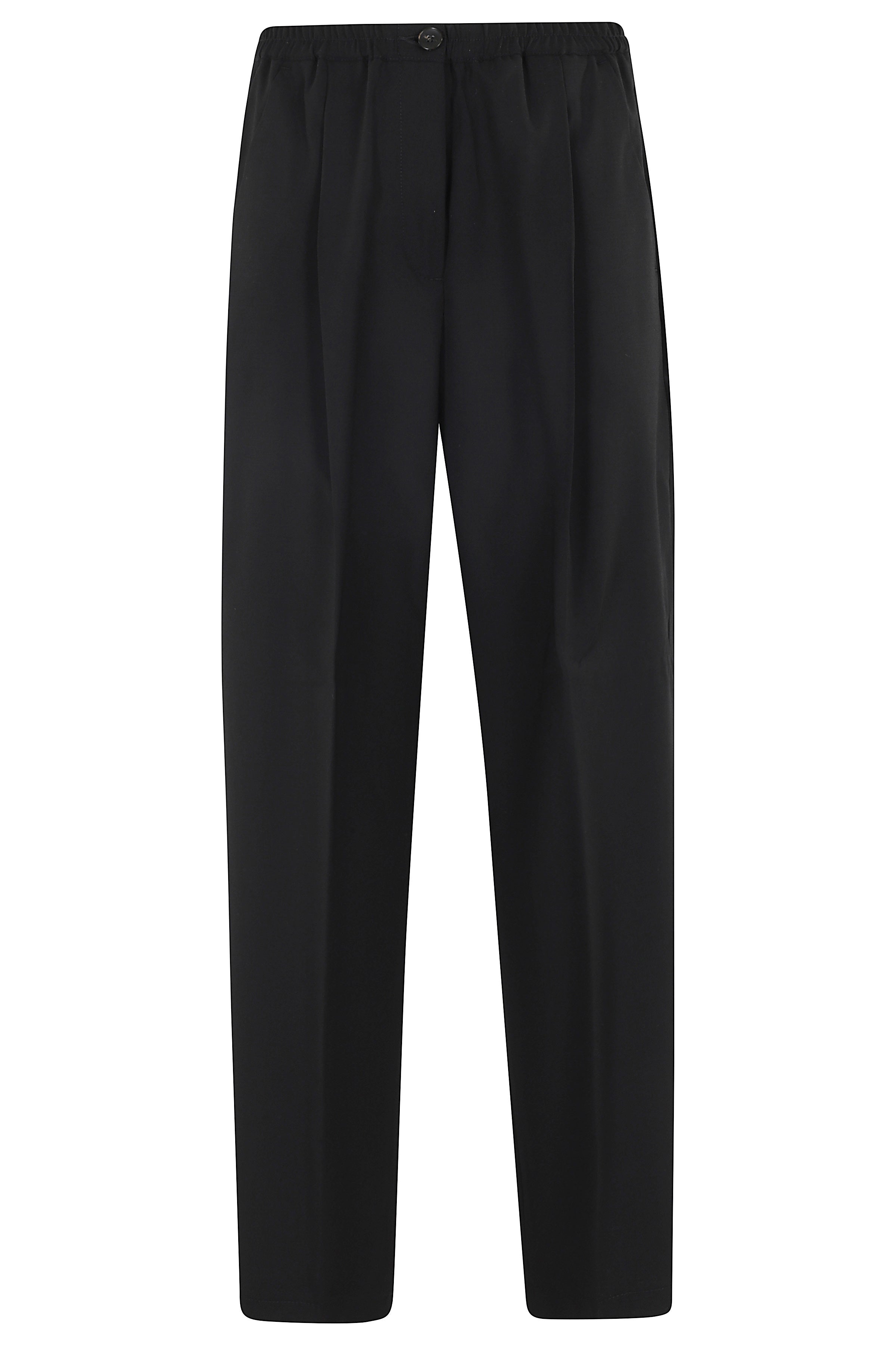 Pantalone Black Lana Vergine Elastan Pantaloni