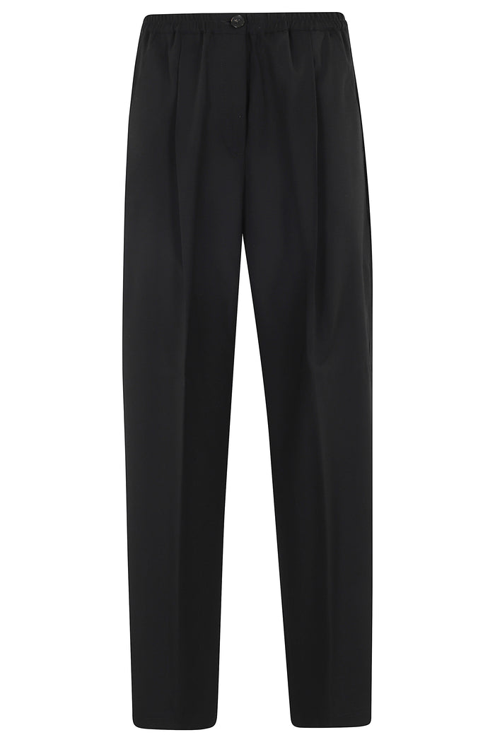 Pantalone Black Lana Vergine Elastan Pantaloni