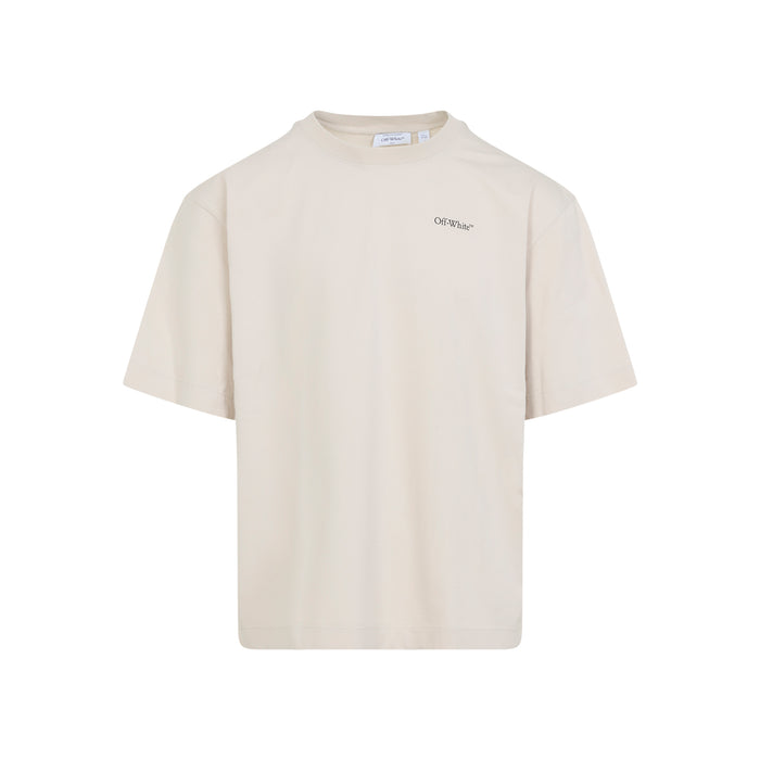 Half Arrows Skate T-Shirt Grey Cotton Tshirt