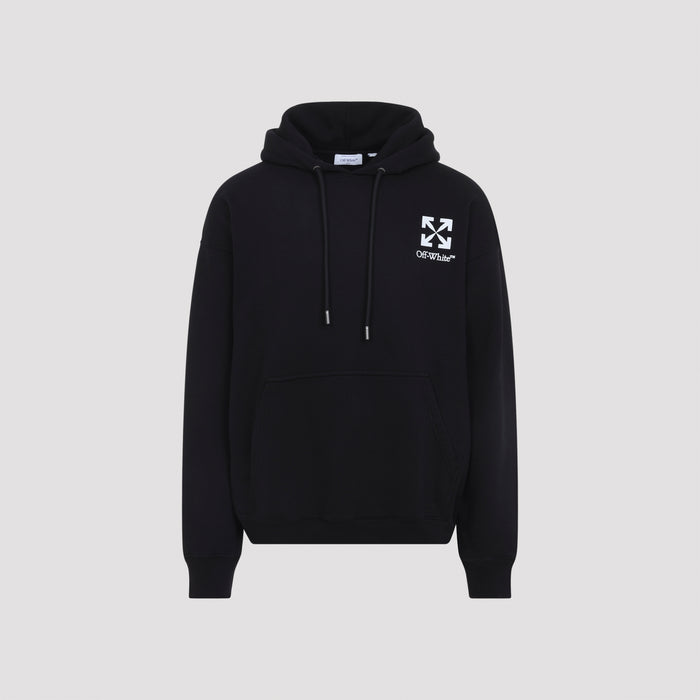 Small Arrow Skate Hoodie Black Cotton Elastane Sweatshirt