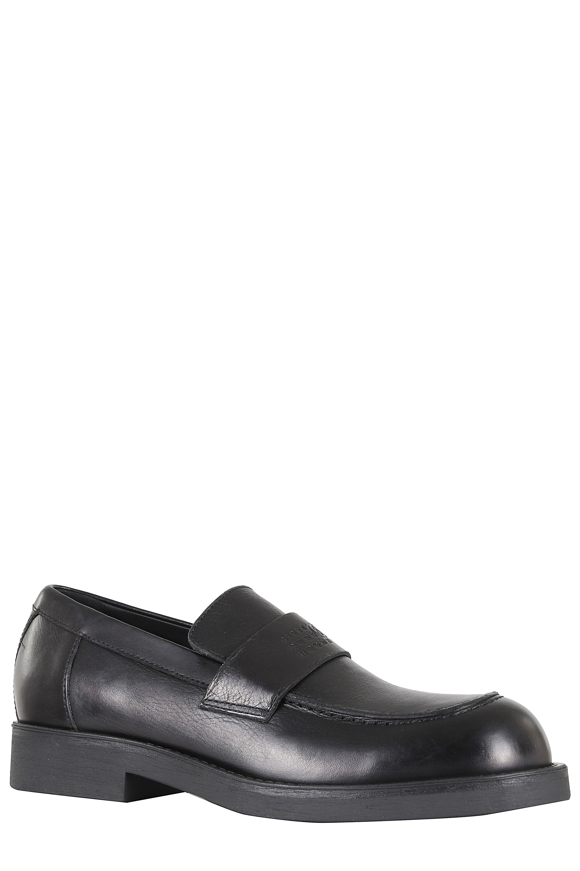 Sneaker Black Calf Leather Calzature