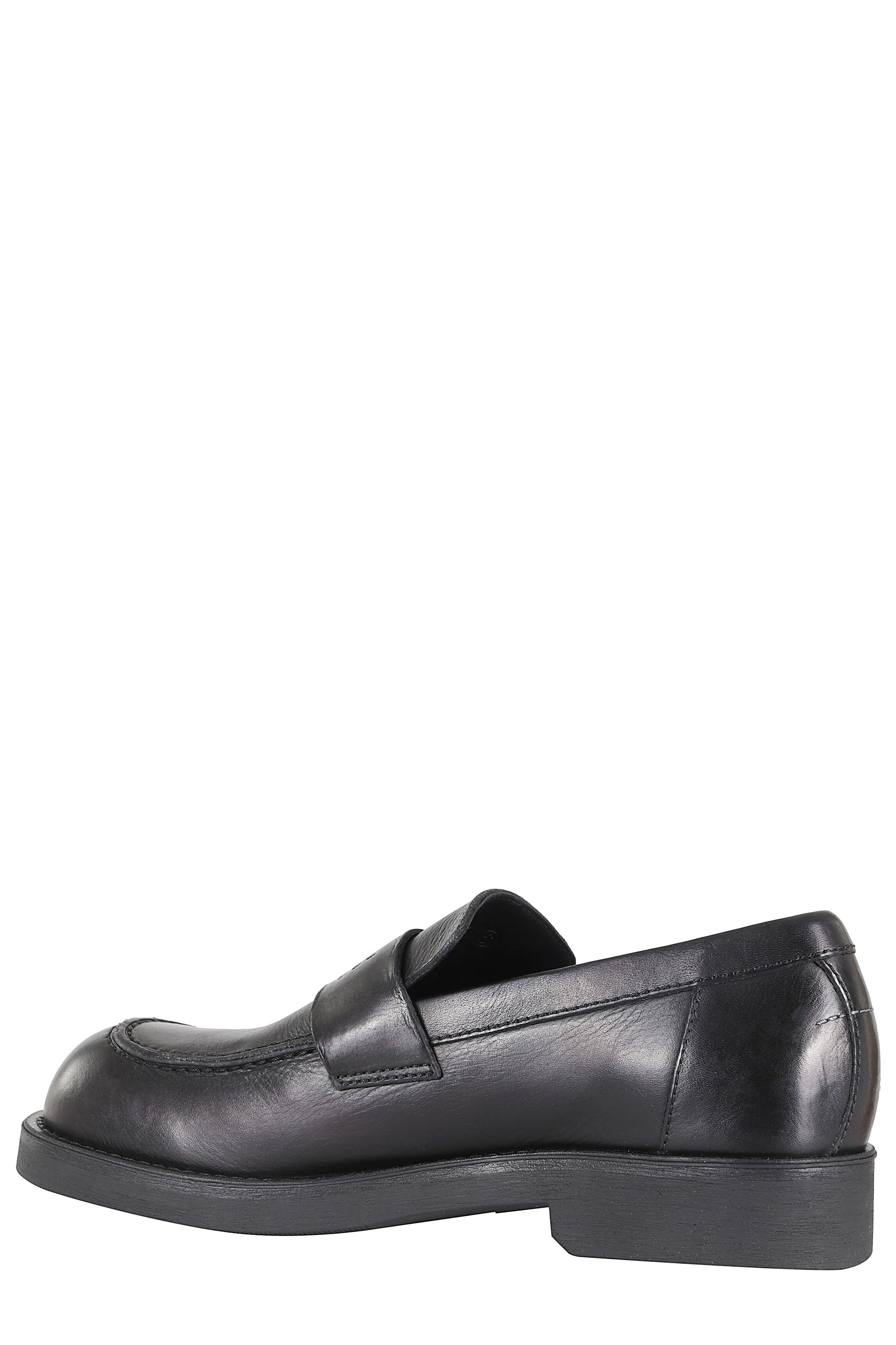 Sneaker Black Calf Leather Calzature