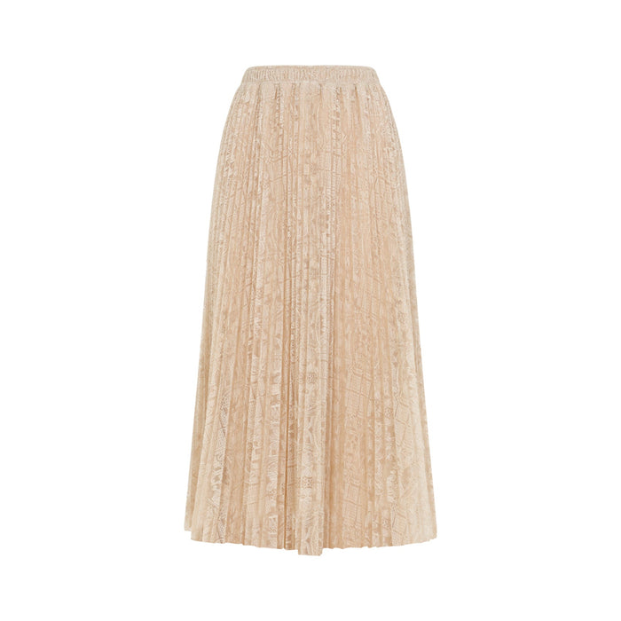 Ermanno Scervino Lace Midi Skirt Cotton