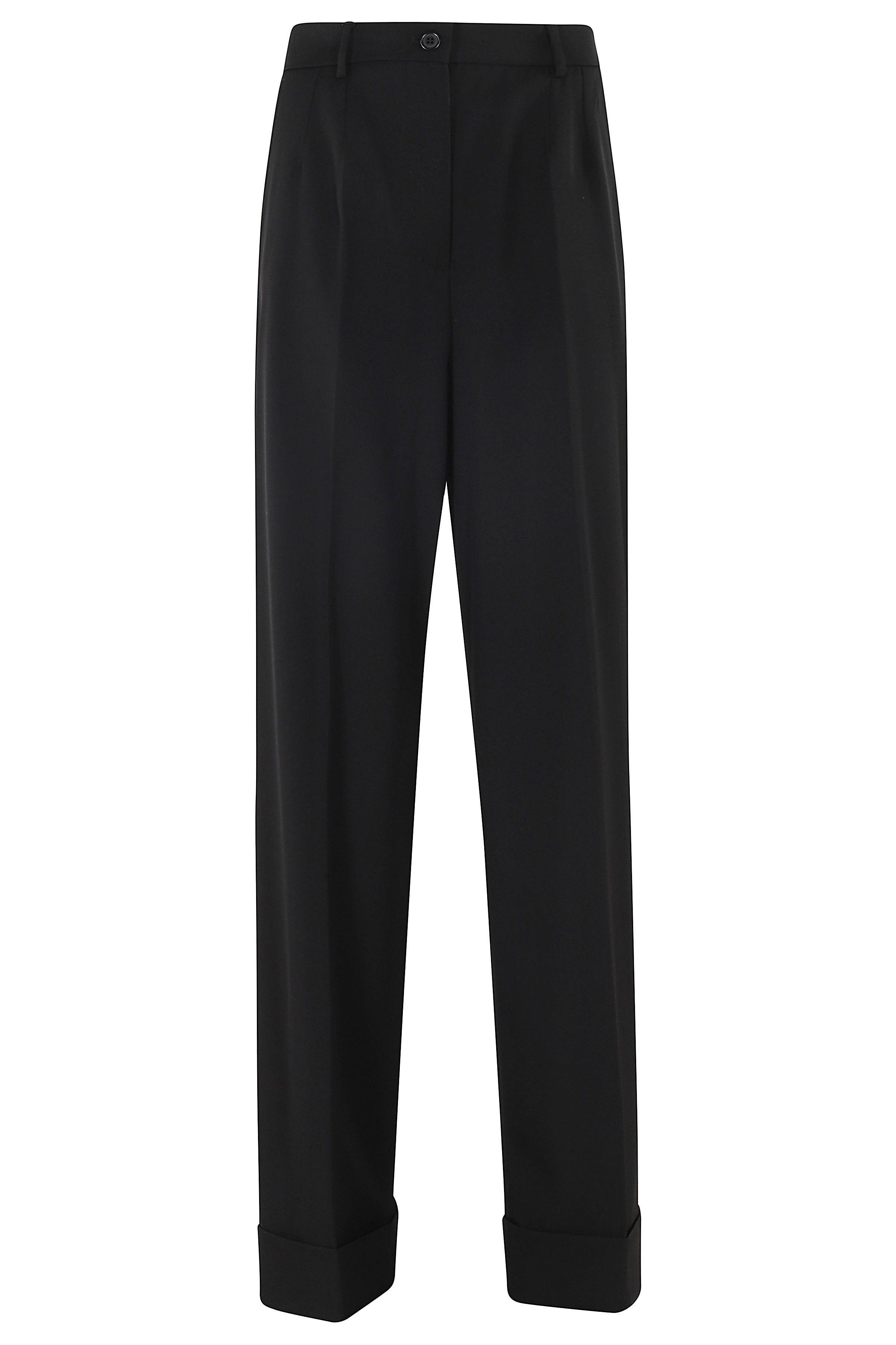 Pantalone Black Lana Vergine Pantaloni