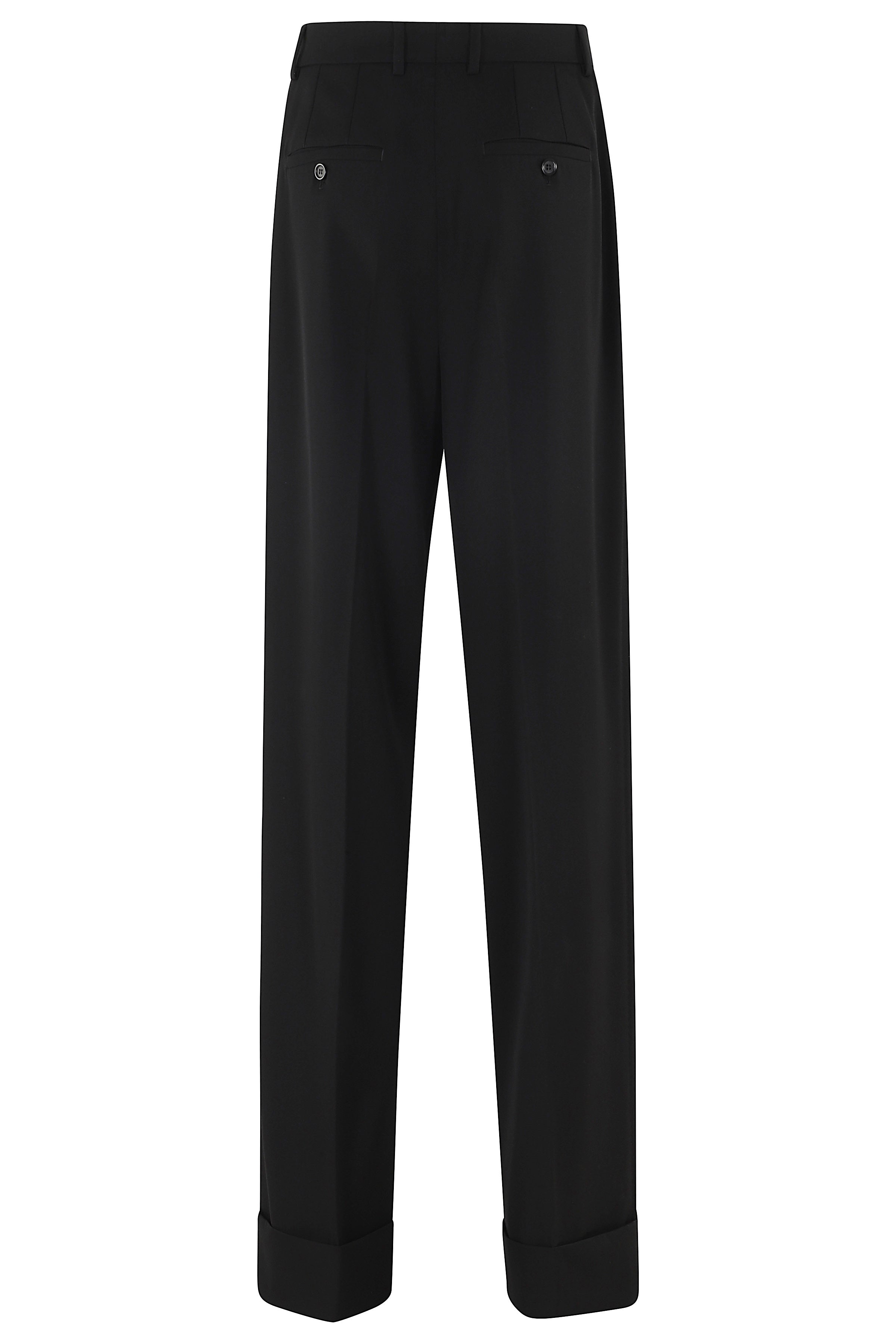 Pantalone Black Lana Vergine Pantaloni
