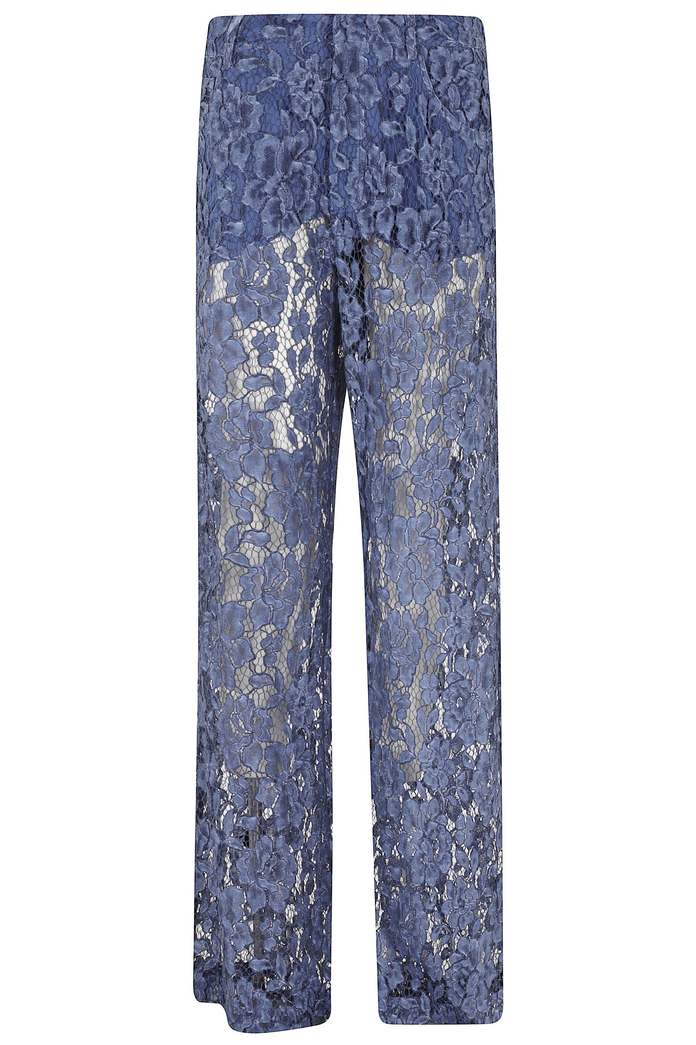 Pantalone 5 Tasche Pizzo Blue Pantaloni