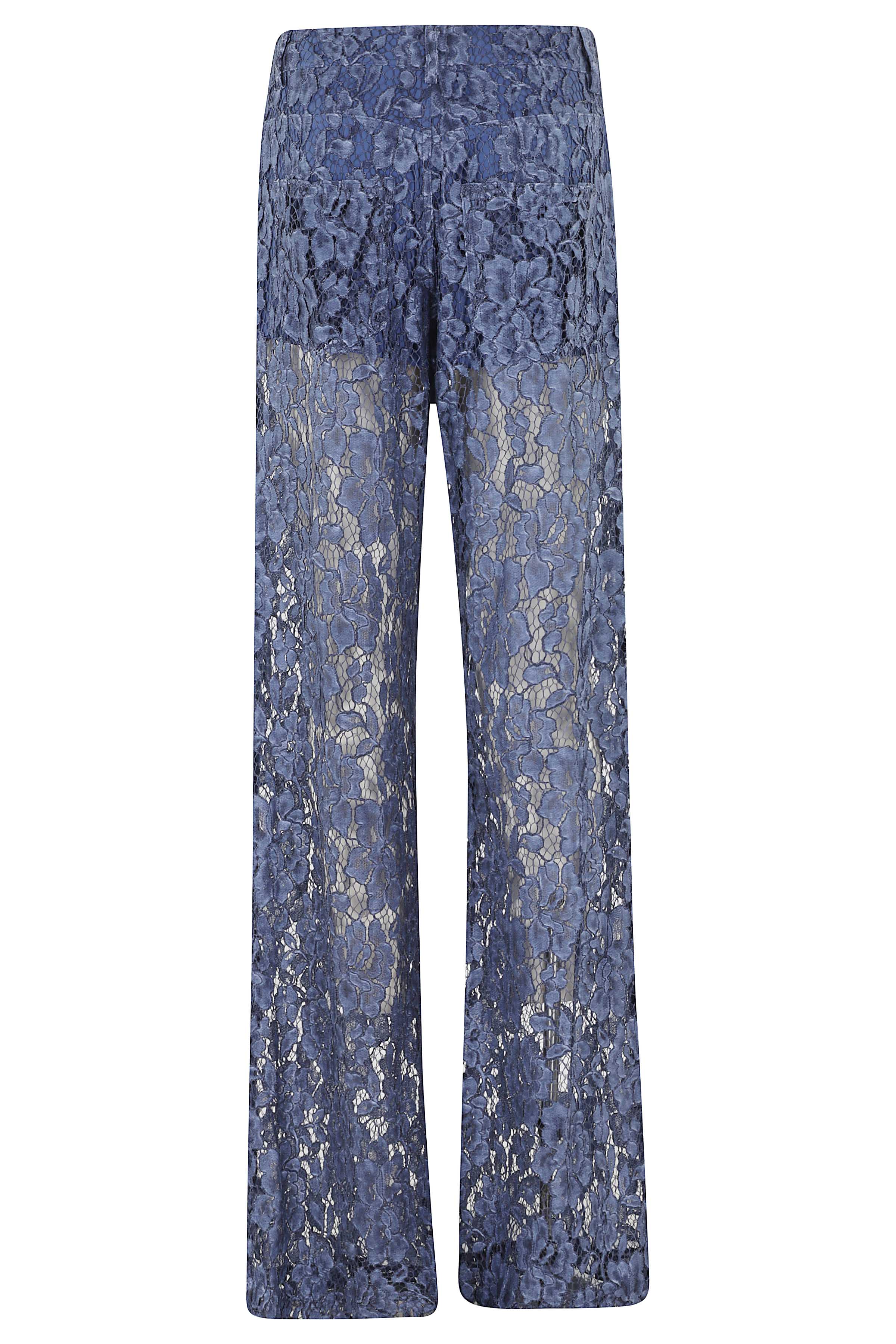 Pantalone 5 Tasche Pizzo Blue Pantaloni