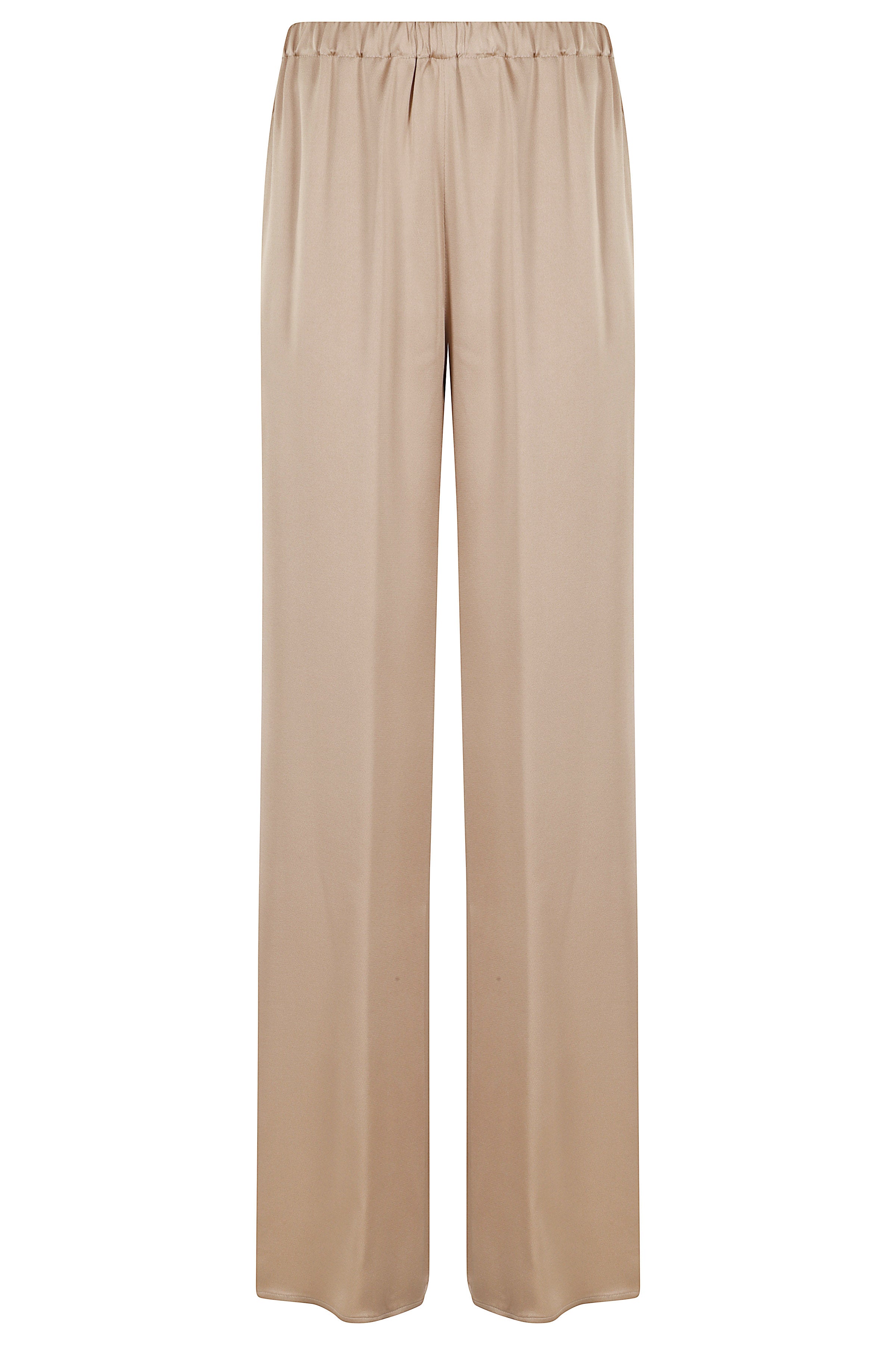 Tiete Brown Acetato Viscosa Pantaloni