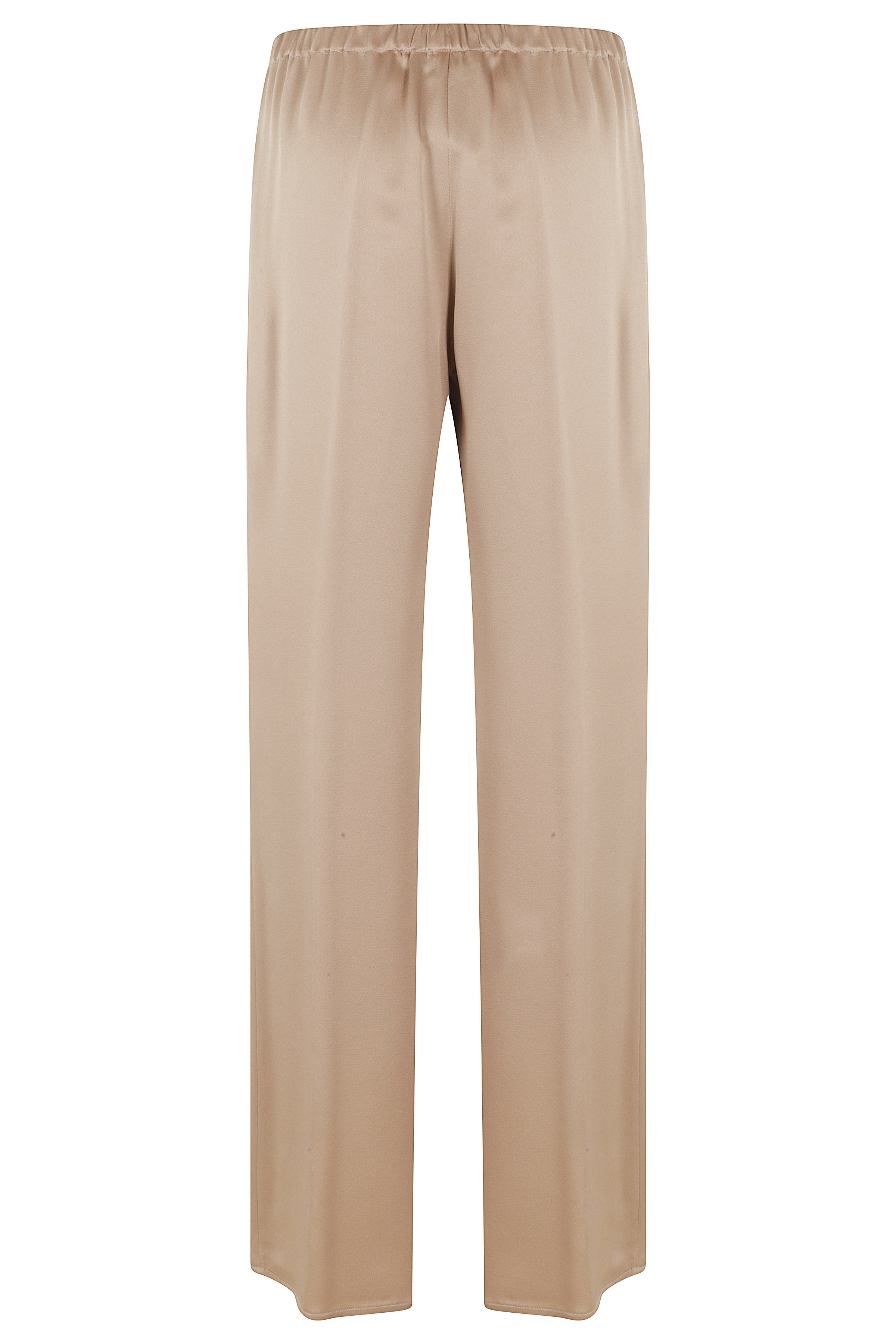 Tiete Brown Acetato Viscosa Pantaloni