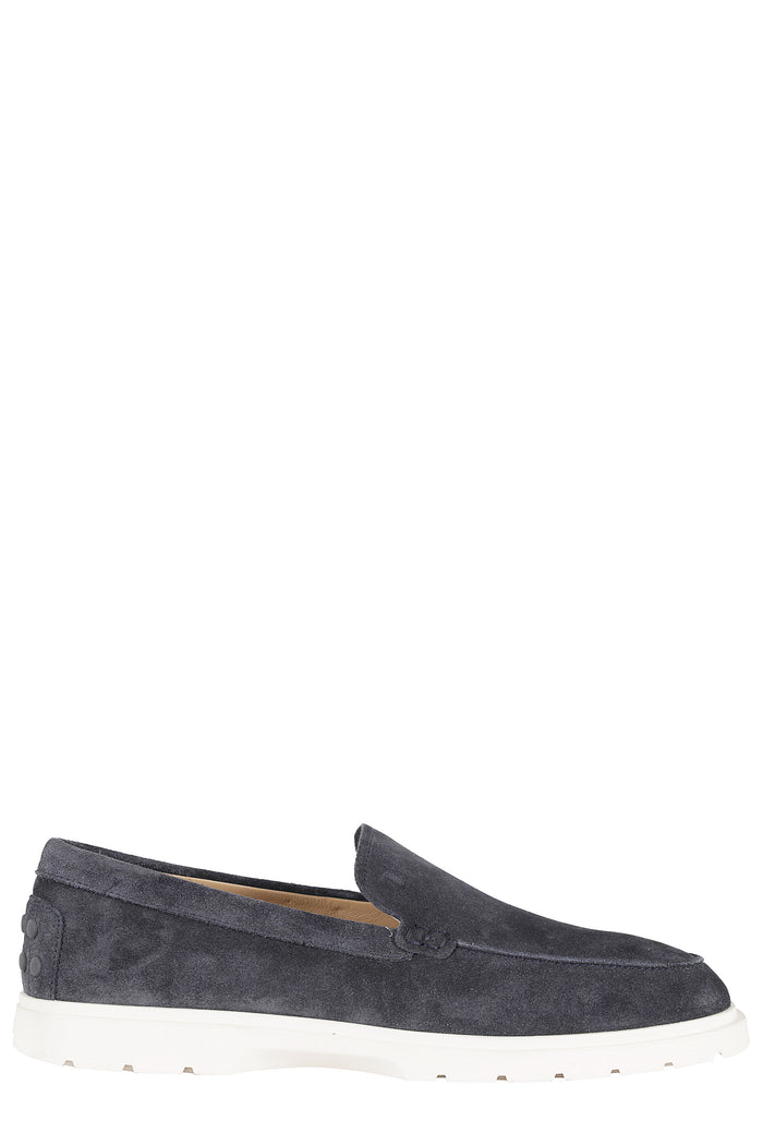 Pantofola Ibrido Estivo 59k Blue Pelle Di Vitello Calzature