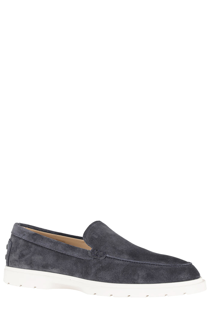 Pantofola Ibrido Estivo 59k Blue Pelle Di Vitello Calzature