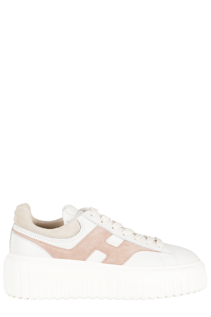 H Stripes Allacciato Spezzata Nude & Neutrals Calfskin Calzature