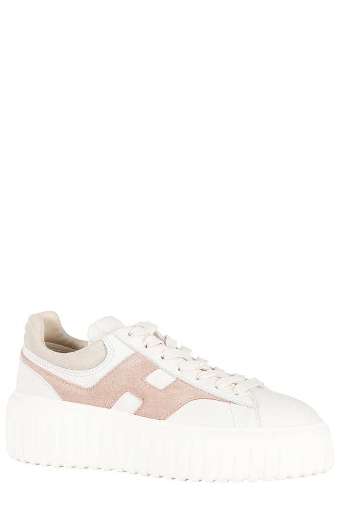 H Stripes Allacciato Spezzata Nude & Neutrals Calfskin Calzature