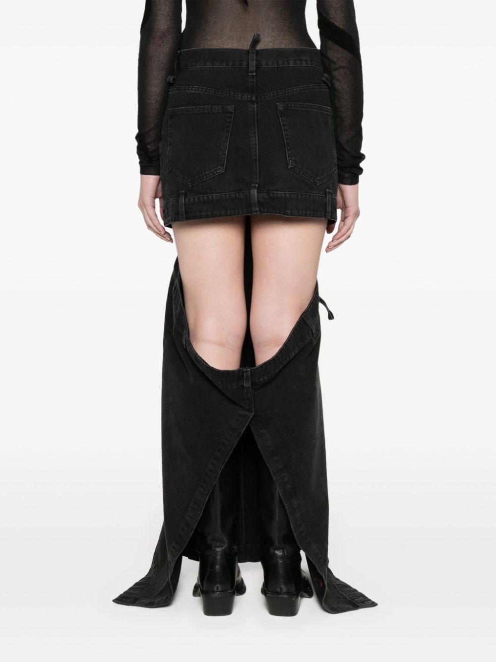 The Attico Skirts Black Lining: Polyester