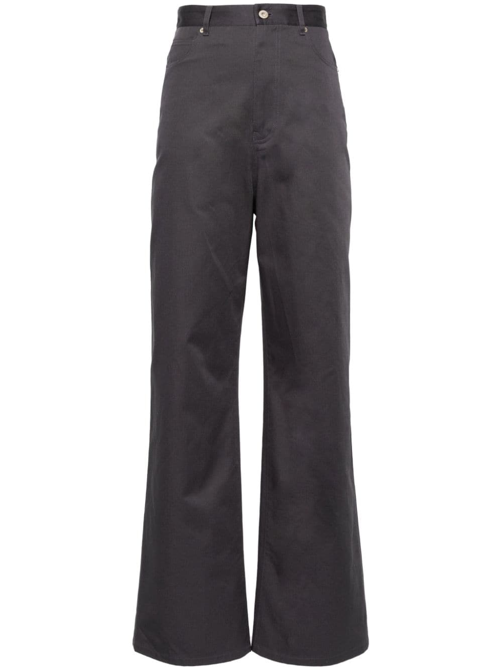 Loewe Trousers Grey Cotton