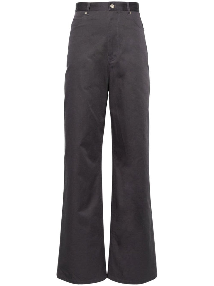 Loewe Trousers Grey Cotton