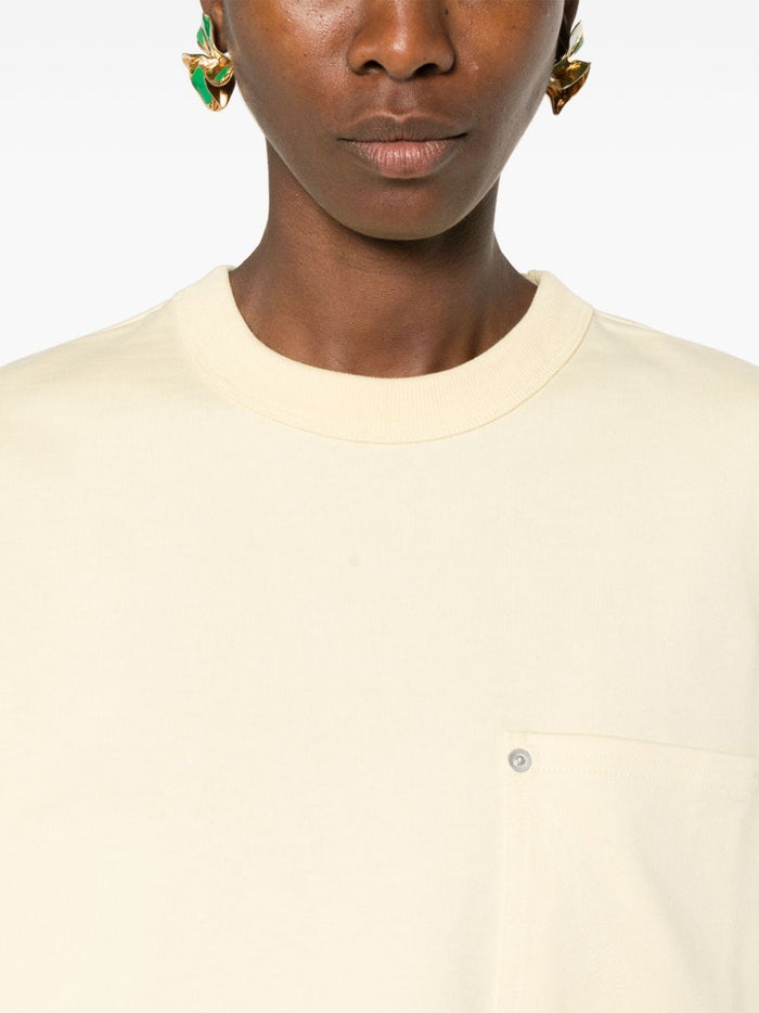 Bottega Veneta T-shirts and Polos Beige Cotton
