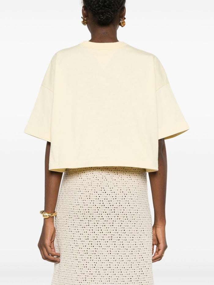 Bottega Veneta T-shirts and Polos Beige Cotton