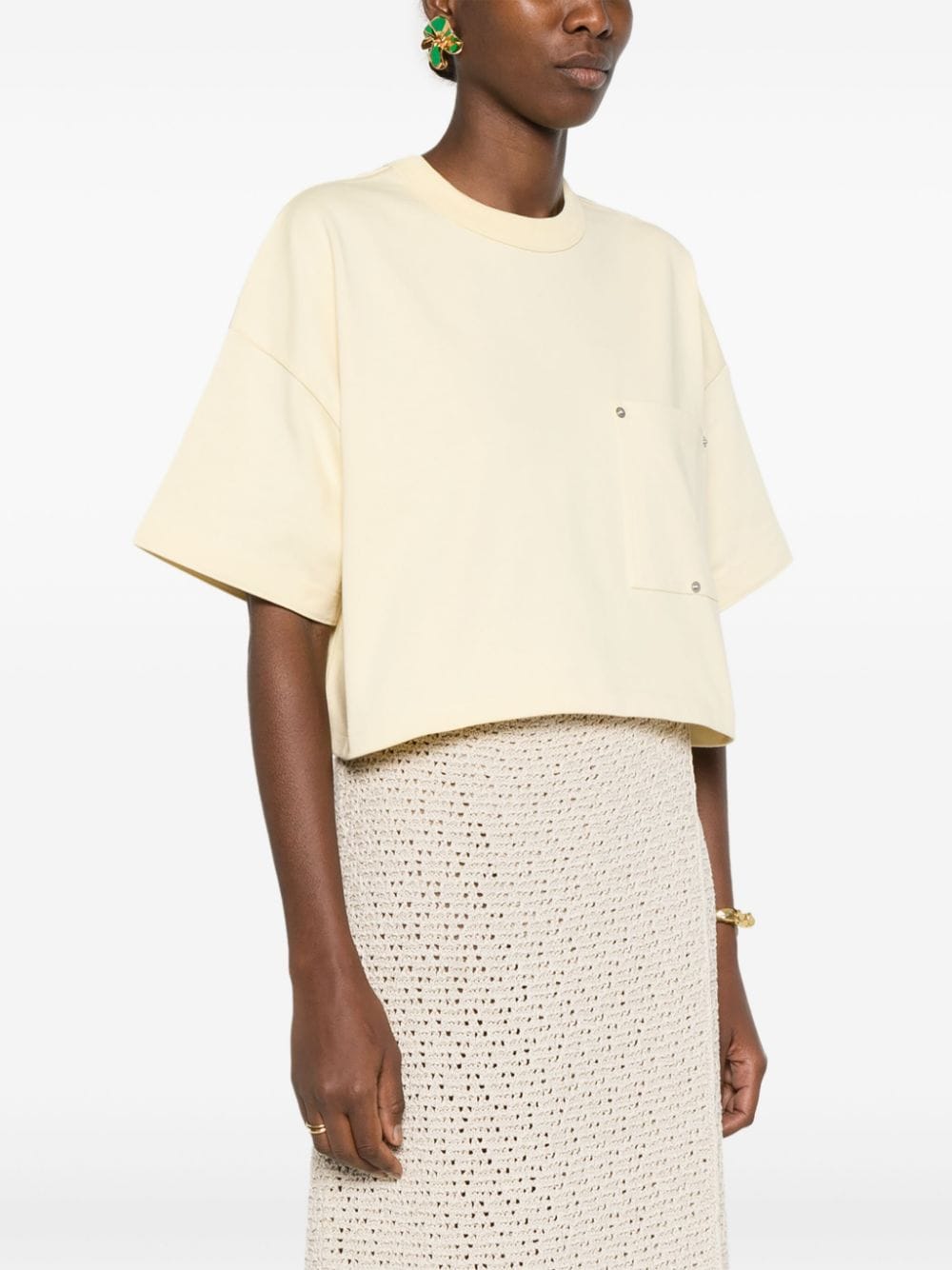 Bottega Veneta T-shirts and Polos Beige Cotton