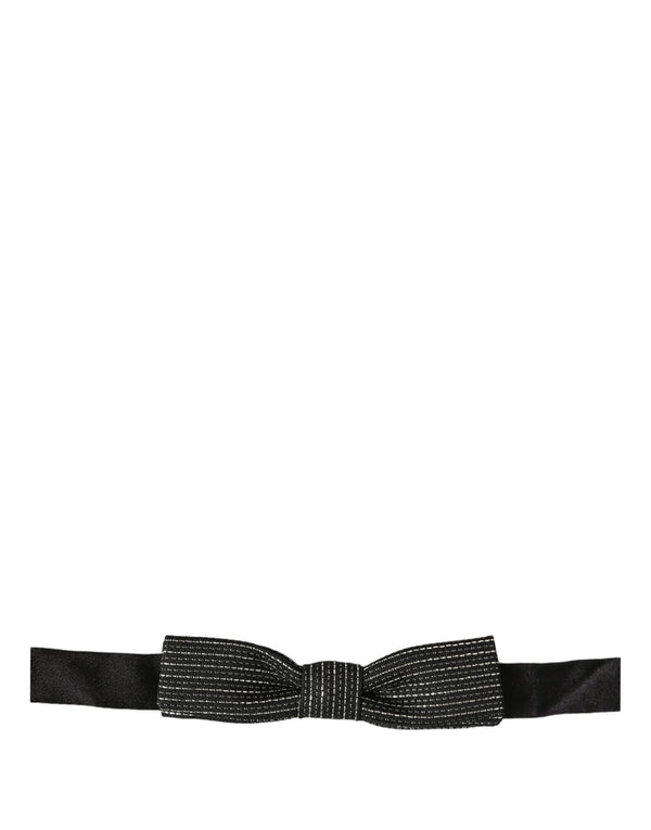 Dolce & Gabbana 43% Wool bow tie in black