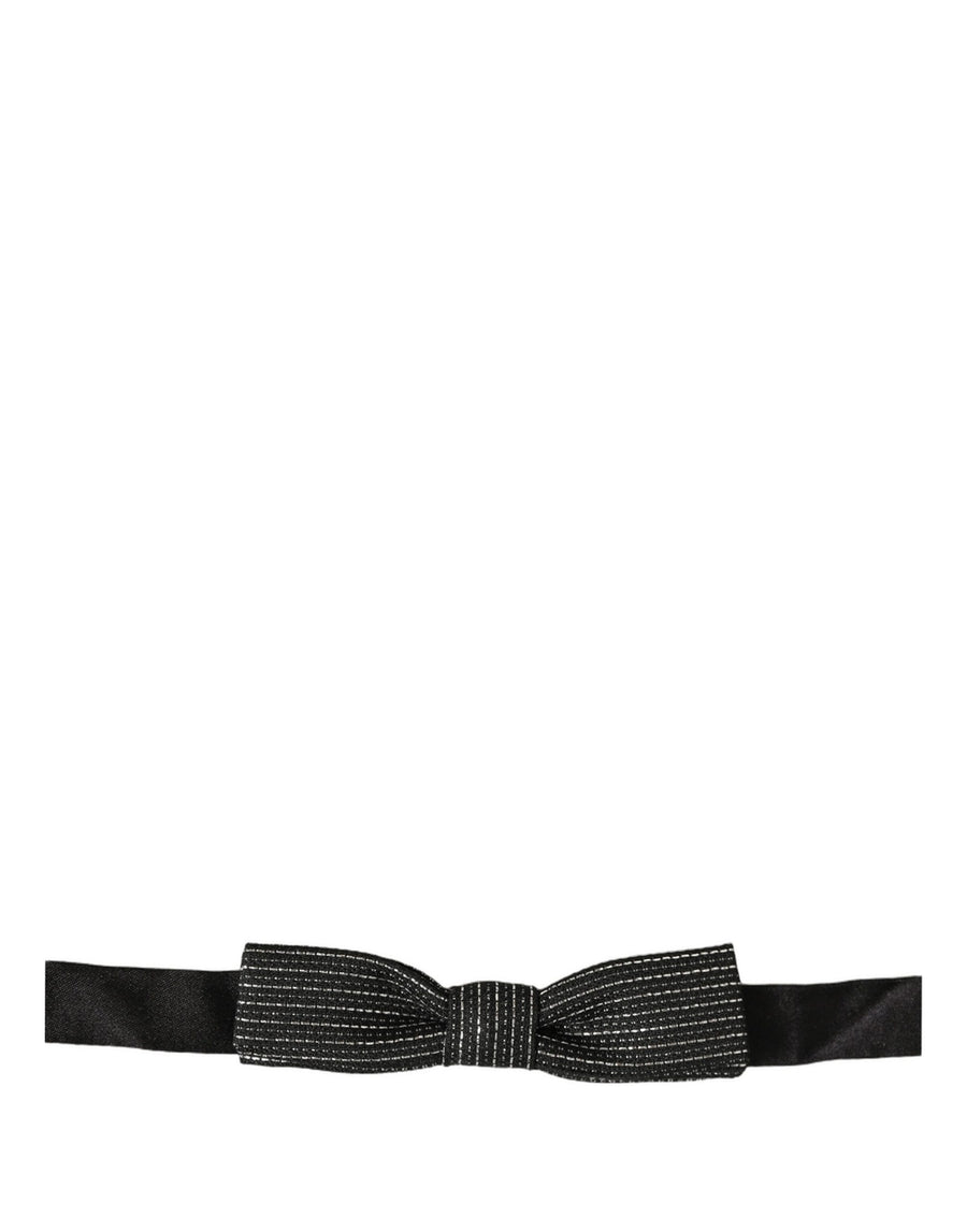 Dolce & Gabbana 43% Wool bow tie in black