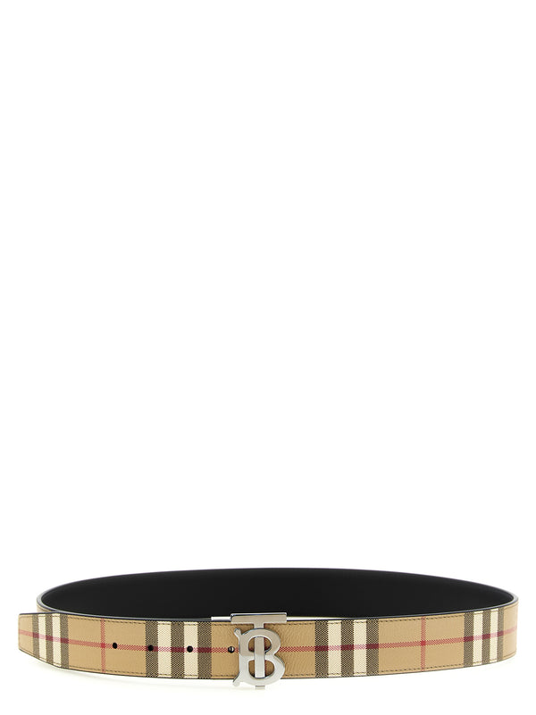 Burberry 55% polyurethane belt in beige