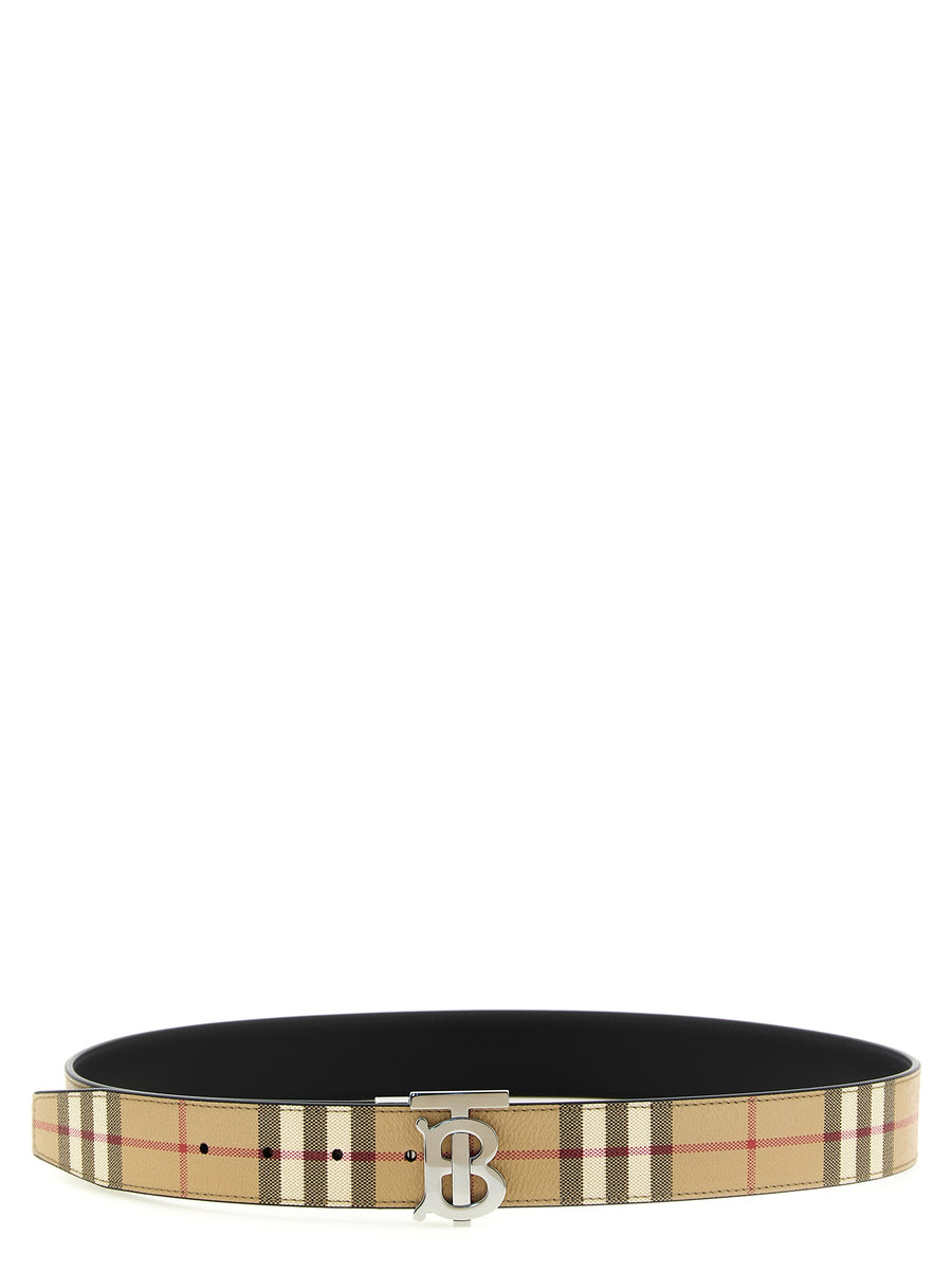 Burberry 55% polyurethane belt in beige