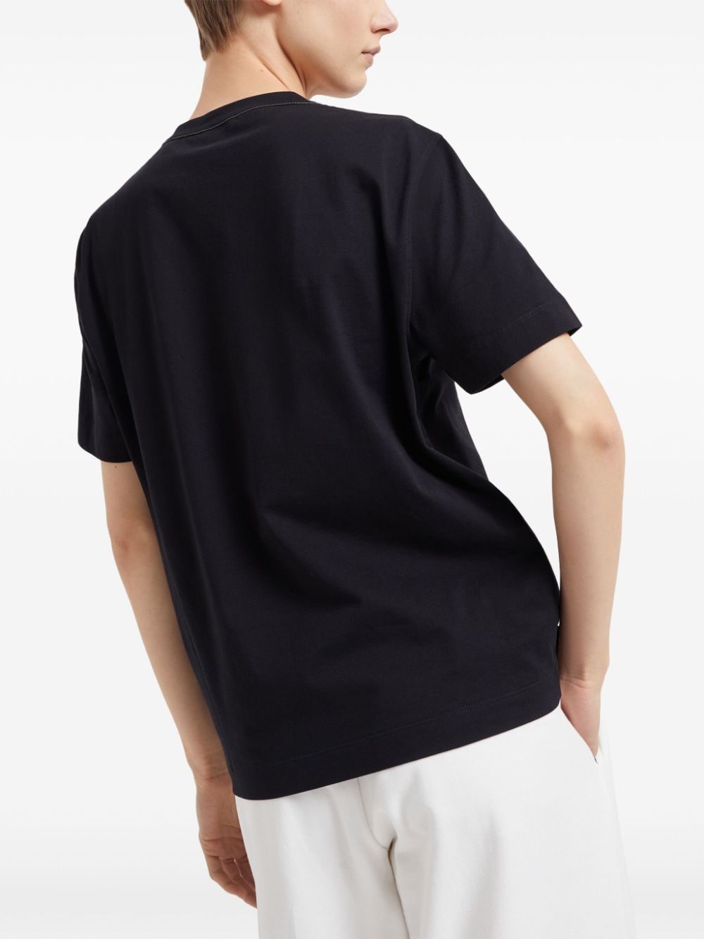 Brunello Cucinelli T-Shirts And Polos Nero Cotton
