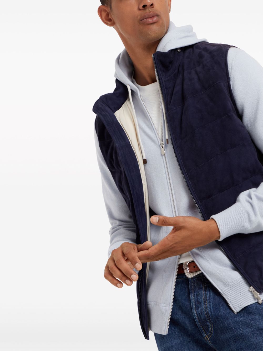 Brunello Cucinelli Sweaters Azzurro Cashmere