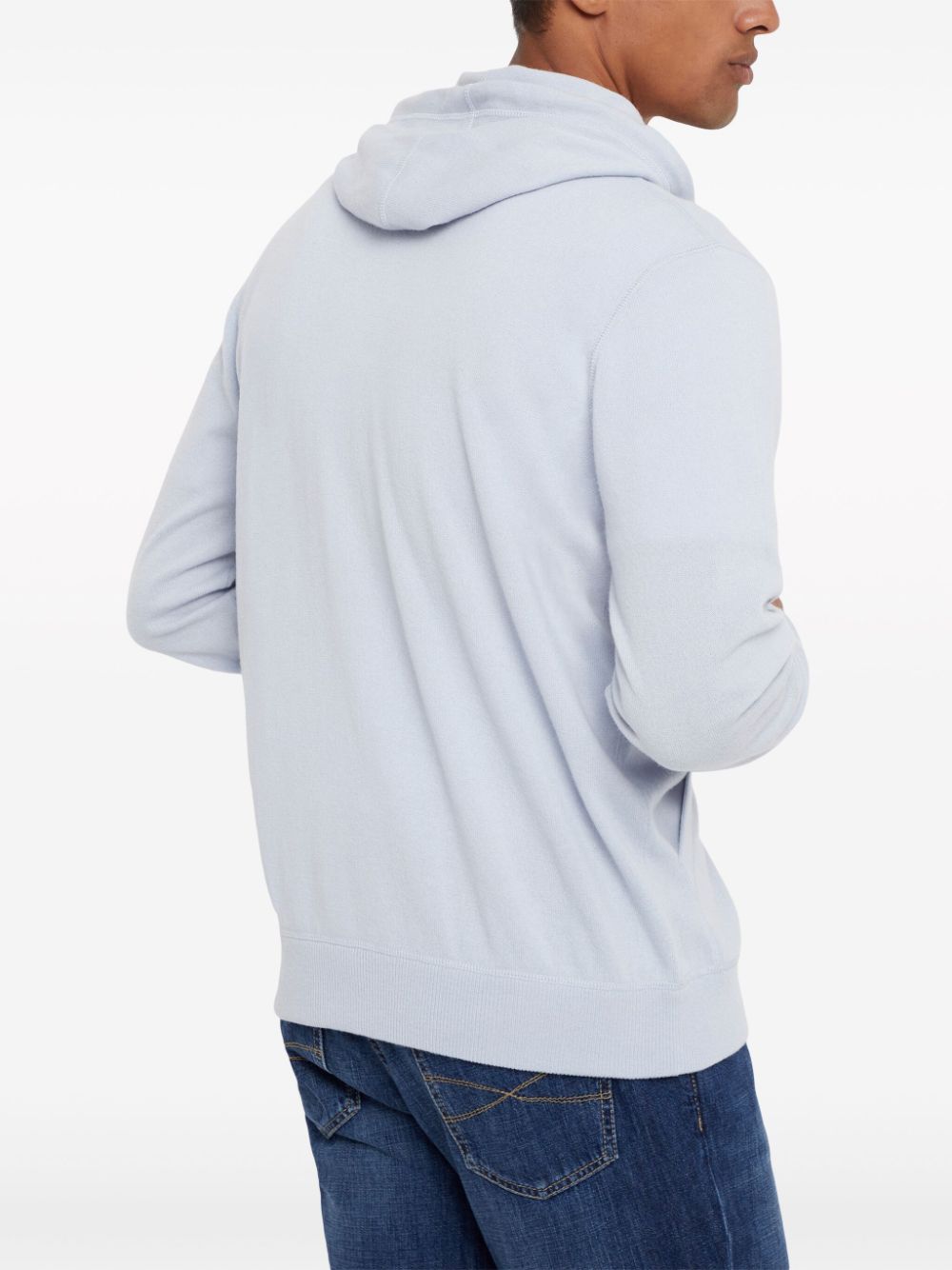 Brunello Cucinelli Sweaters Azzurro Cashmere