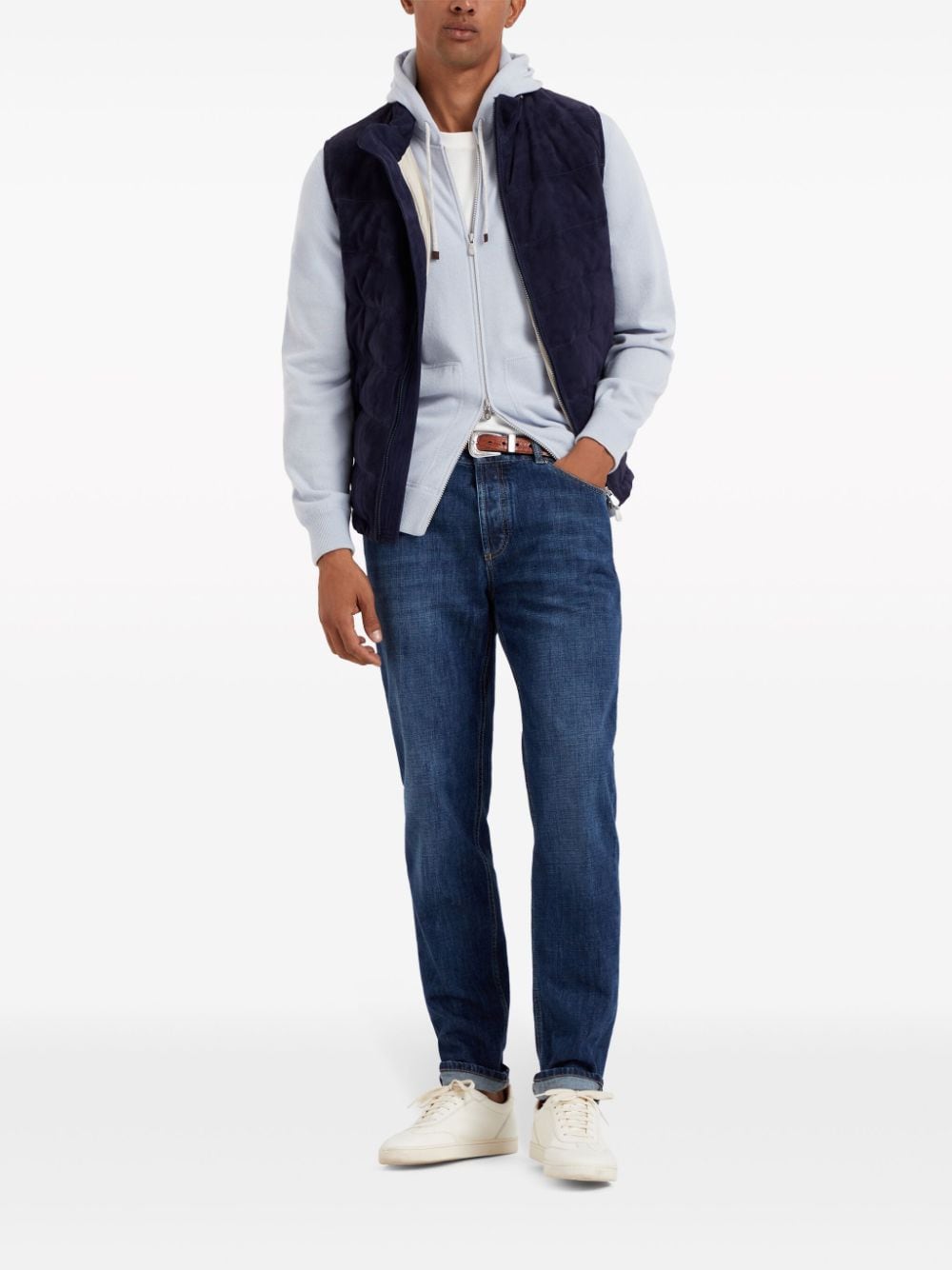 Brunello Cucinelli Sweaters Azzurro Cashmere