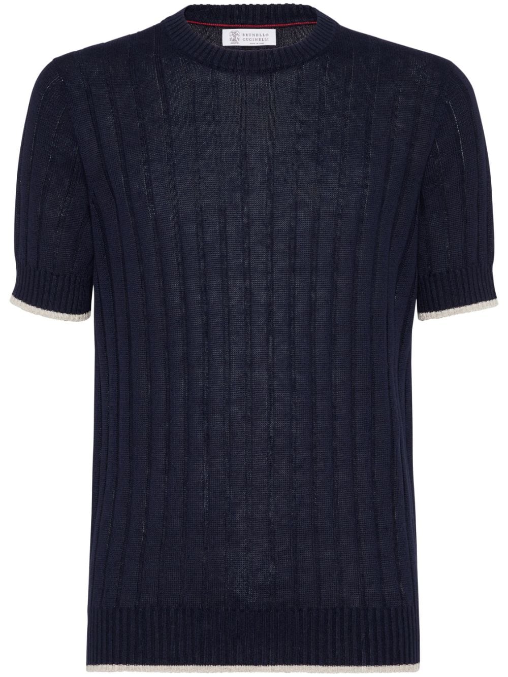 Brunello Cucinelli Sweaters Blu Linen/flax