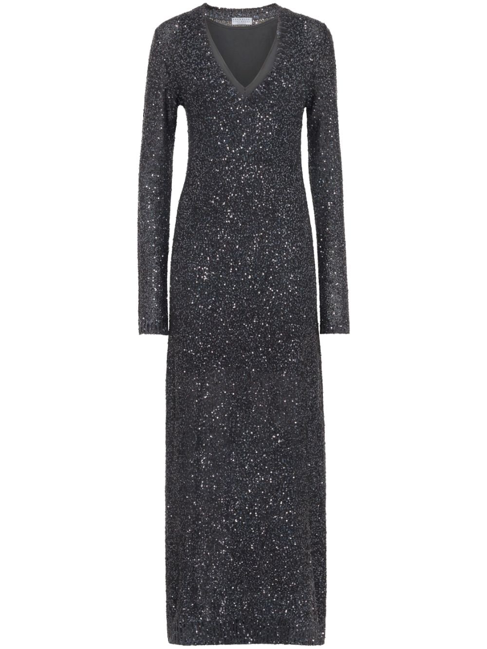 Brunello Cucinelli Dresses Grigio Scuro Linen/flax