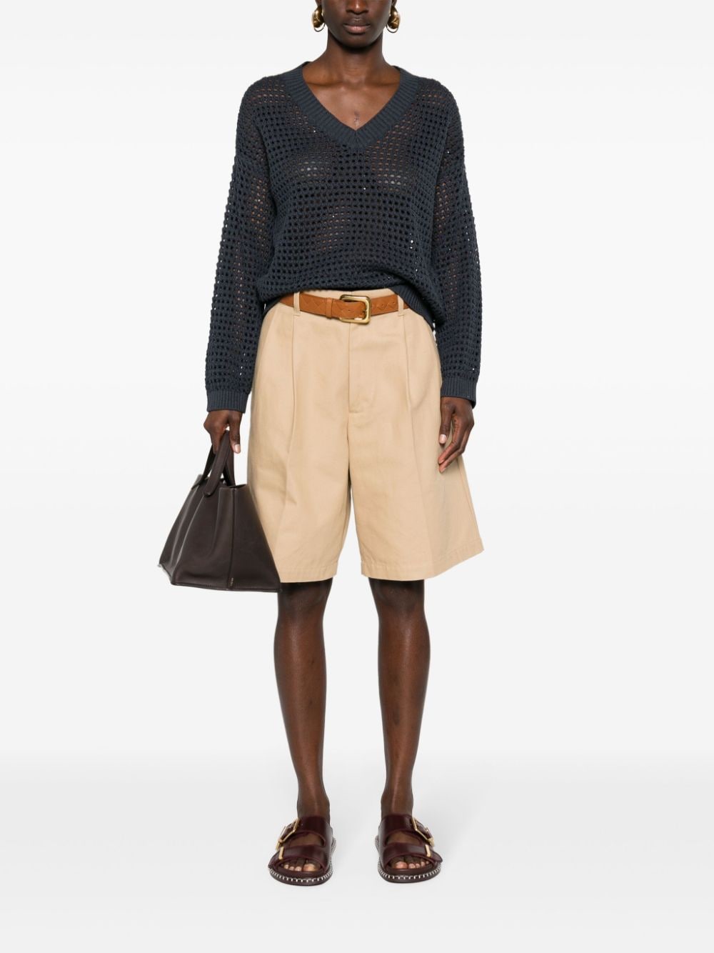 Brunello Cucinelli Sweaters Blu Cotton
