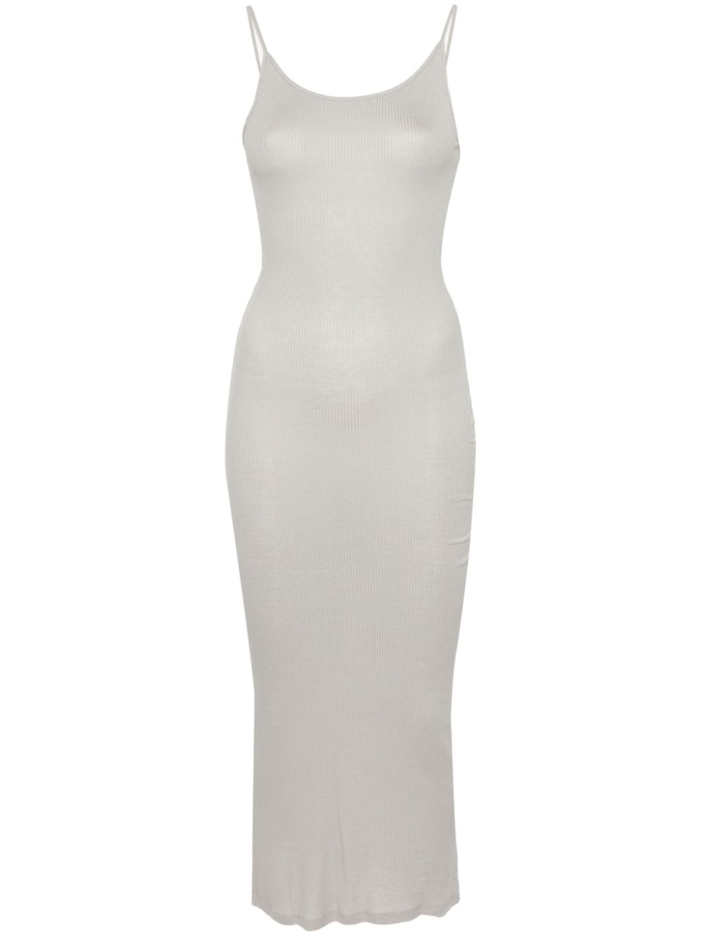 Majestic Dresses Dove Grey Viscose Elastane