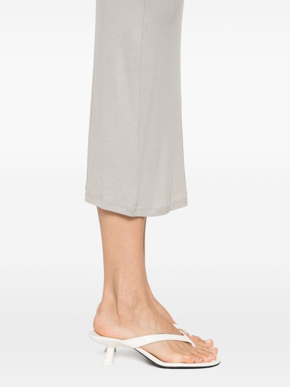Majestic Dresses Dove Grey Viscose Elastane