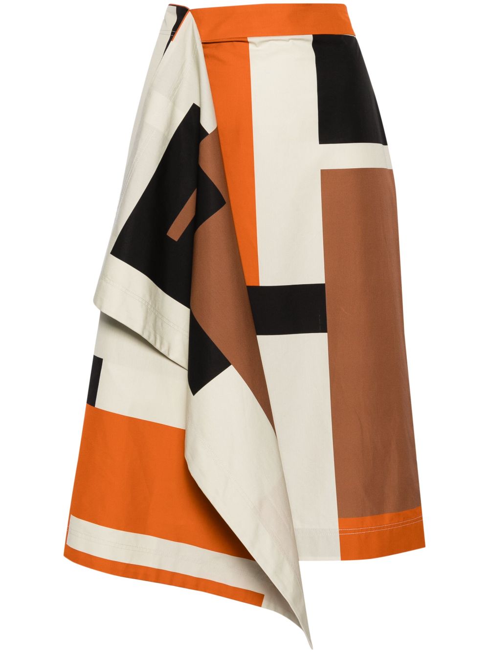 Fendi Skirts Orange Cotton