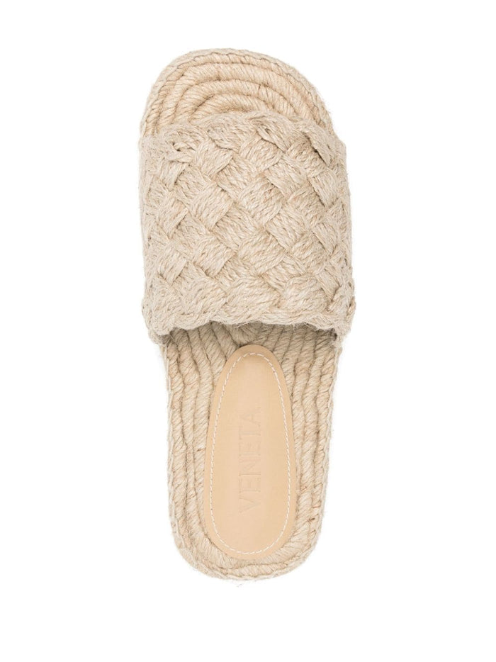 Bottega Veneta Sandals Beige Lining: Calf Leather