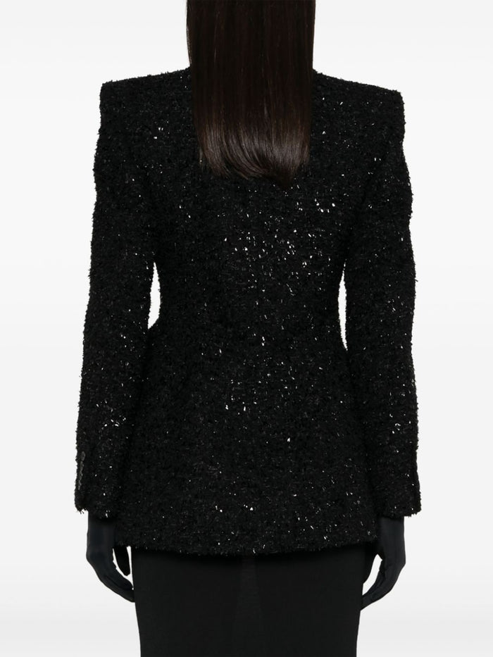 Balenciaga Jackets Black Outer: Wool