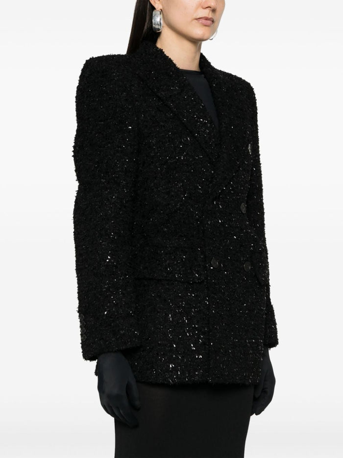 Balenciaga Jackets Black Outer: Wool