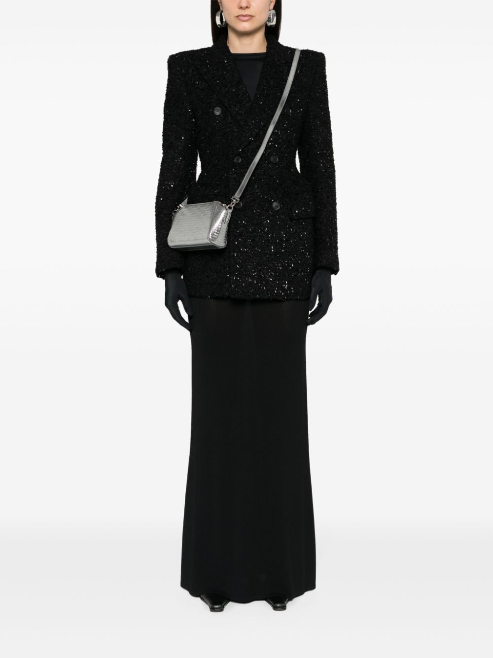 Balenciaga Jackets Black Outer: Wool