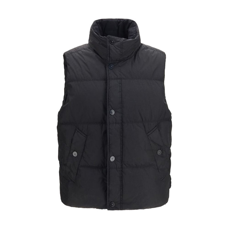 Stone Island Inner: 100% Duck Down vest in black