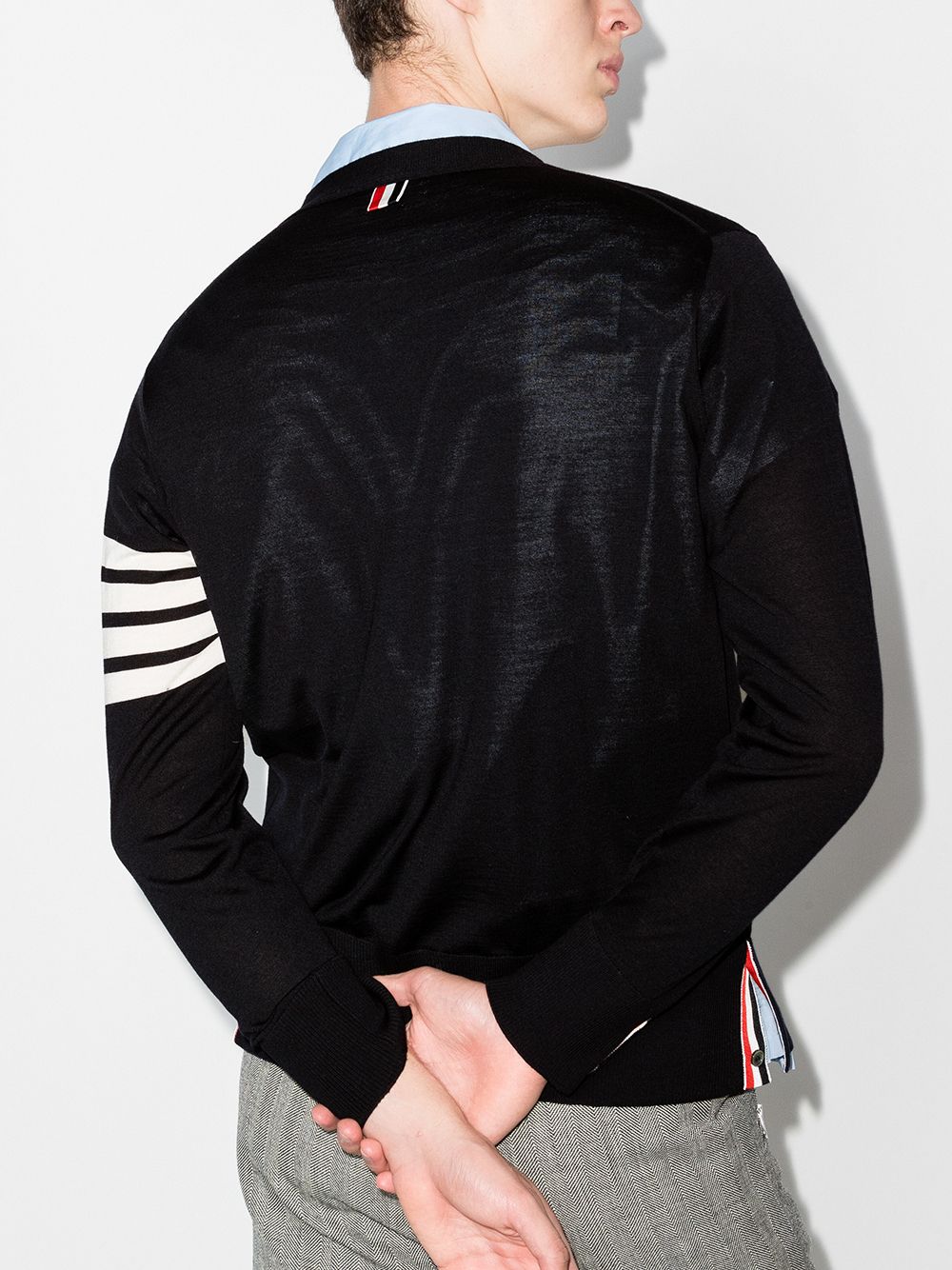 Thom Browne Sweaters Blue Merino