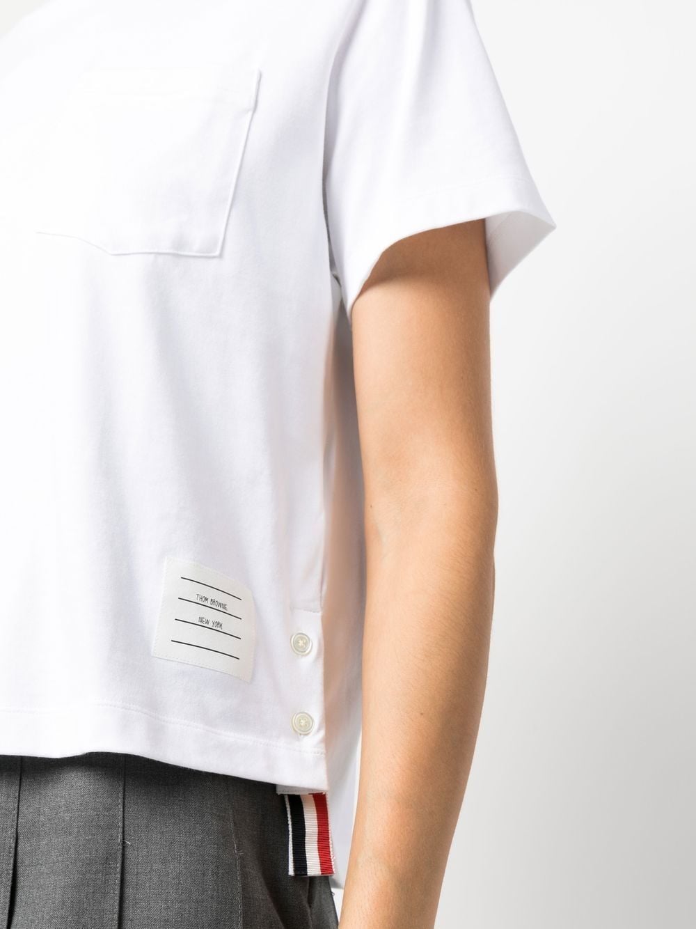Thom Browne T-Shirts And Polos White Cotton