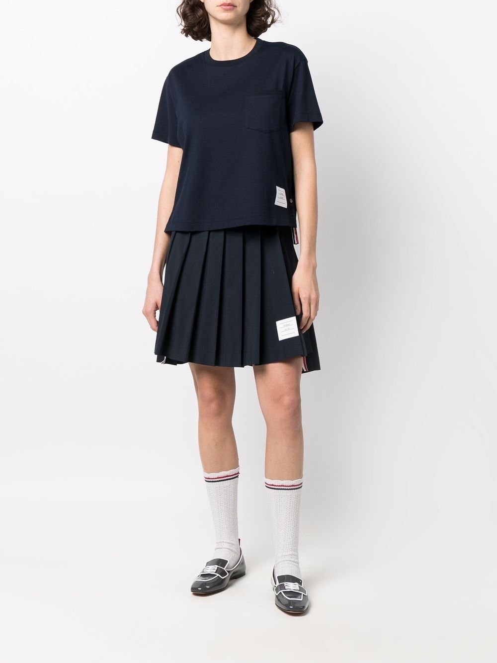 Thom Browne T-Shirts And Polos Blue Cotton
