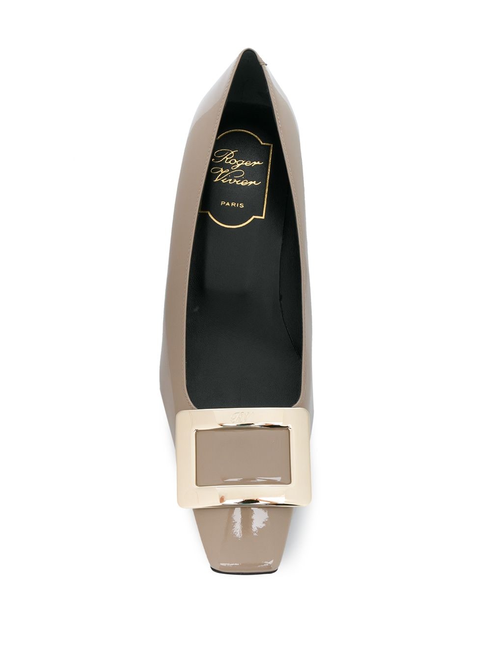 Roger Vivier With Heel Beige Calfskin