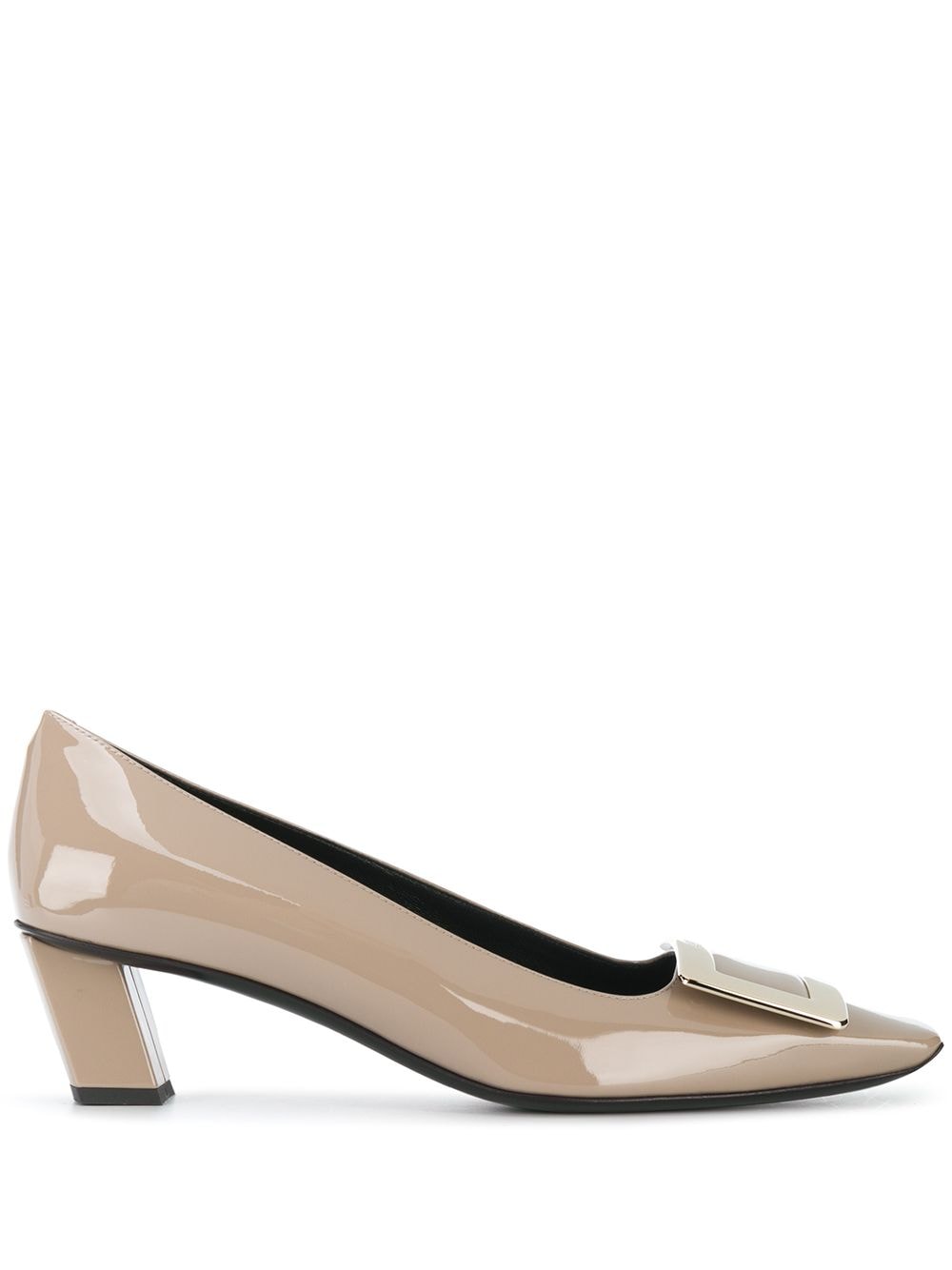 Roger Vivier With Heel Beige Calfskin