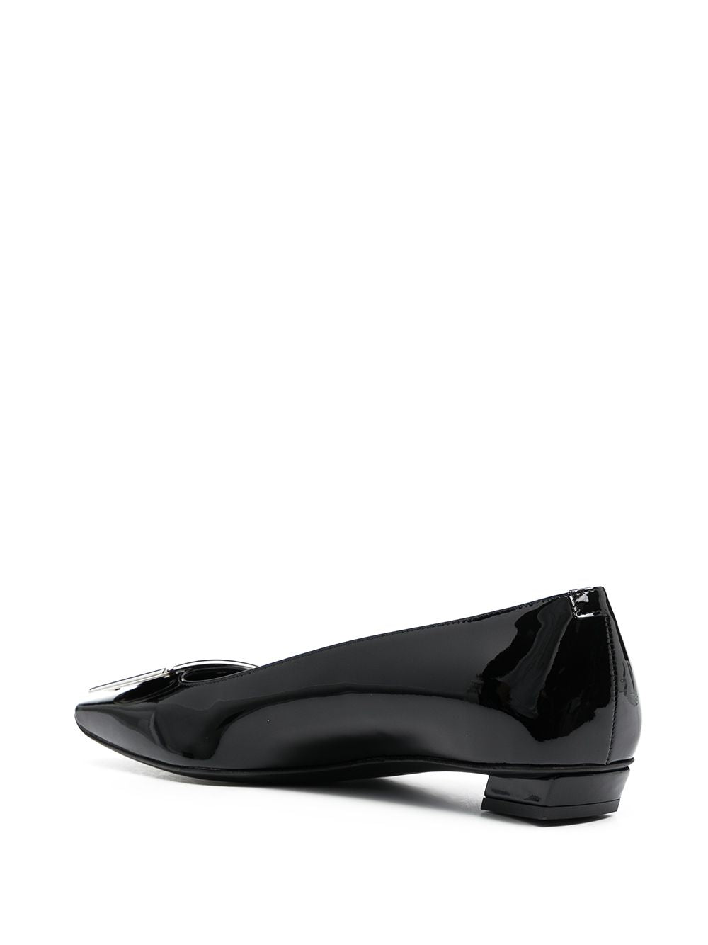Roger Vivier Flat Shoes Black Leather
